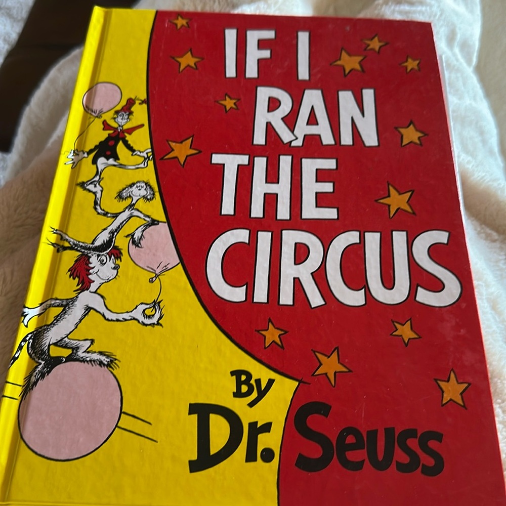 Dr Seuss Collector's Edition retired  If I Ran The Circus hardcover storybook